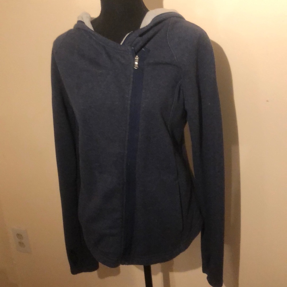 Lg Under Armour zip up hoodie